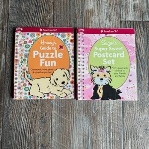 American Girl Pet Activity Books - Set Of 2 - Honey & Sugar - NEW/No Writing